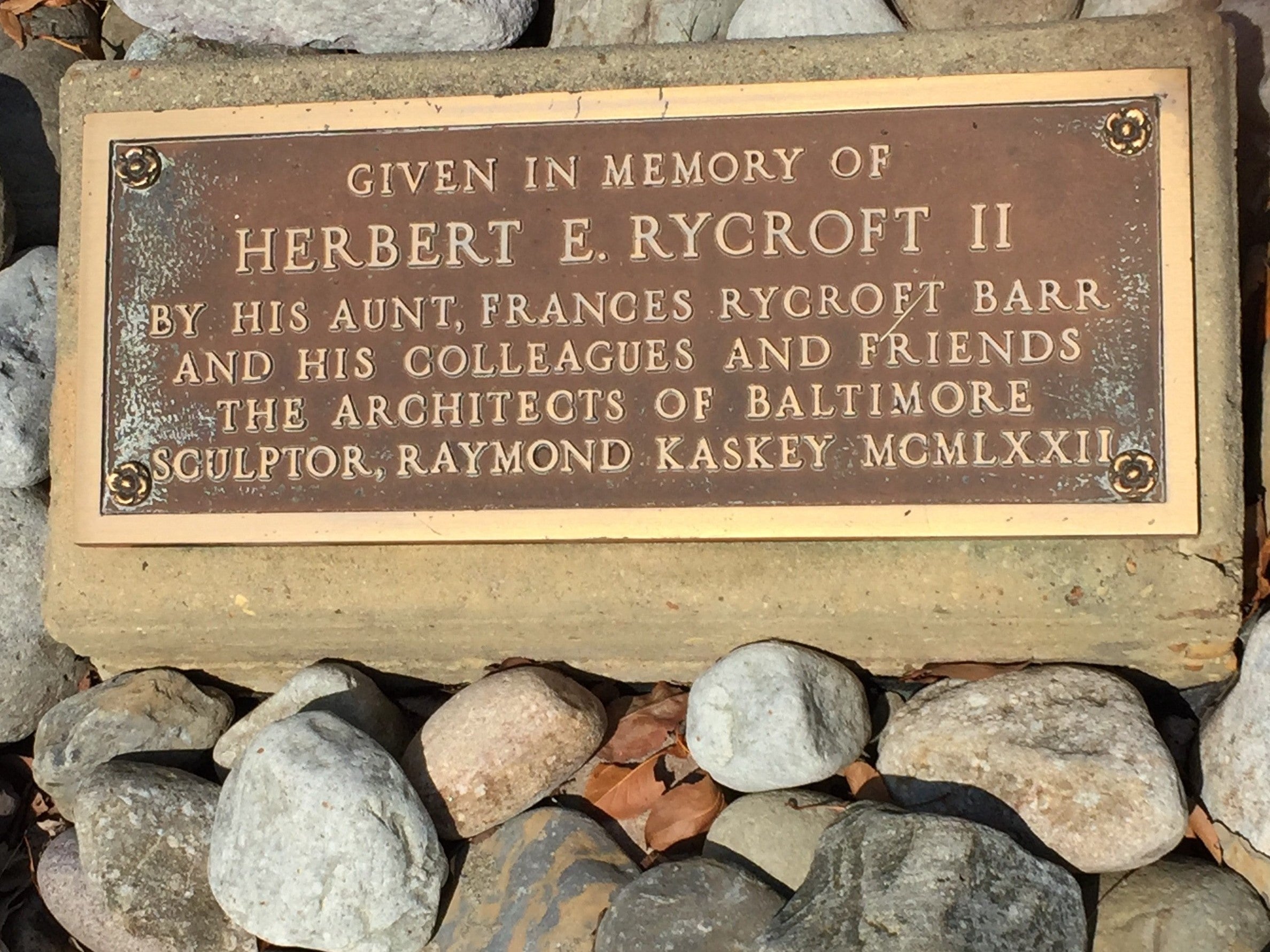 Rycroft Plaque