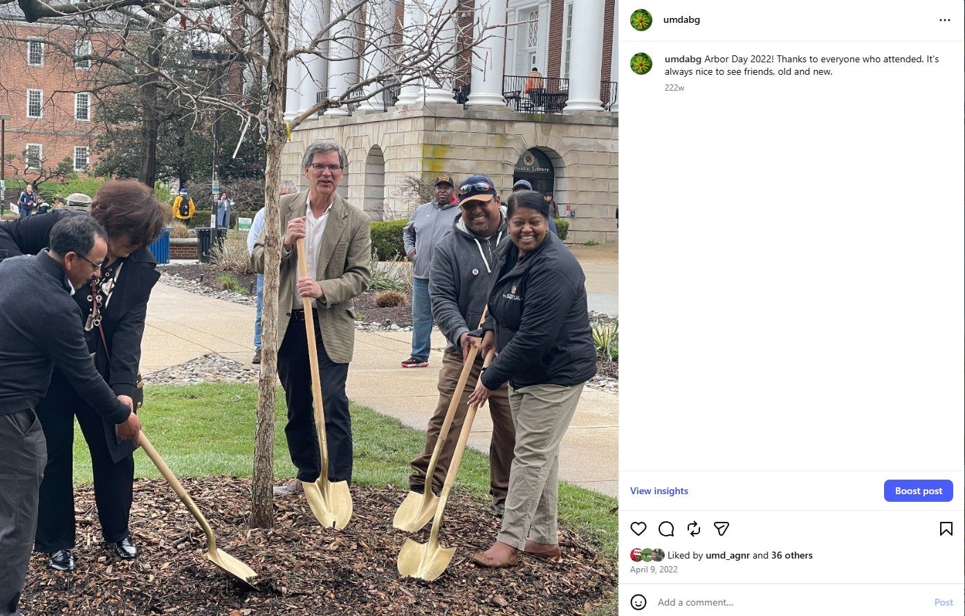 2022 Ceremonial Tree Planting