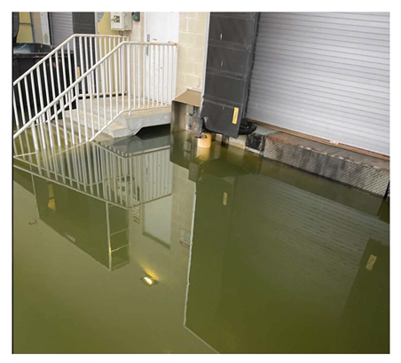 Flooding at Xfinity Center