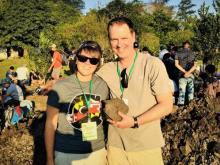 UMD Coaches Needelman and Mack at the International Soil Judging Contest in Brazil.