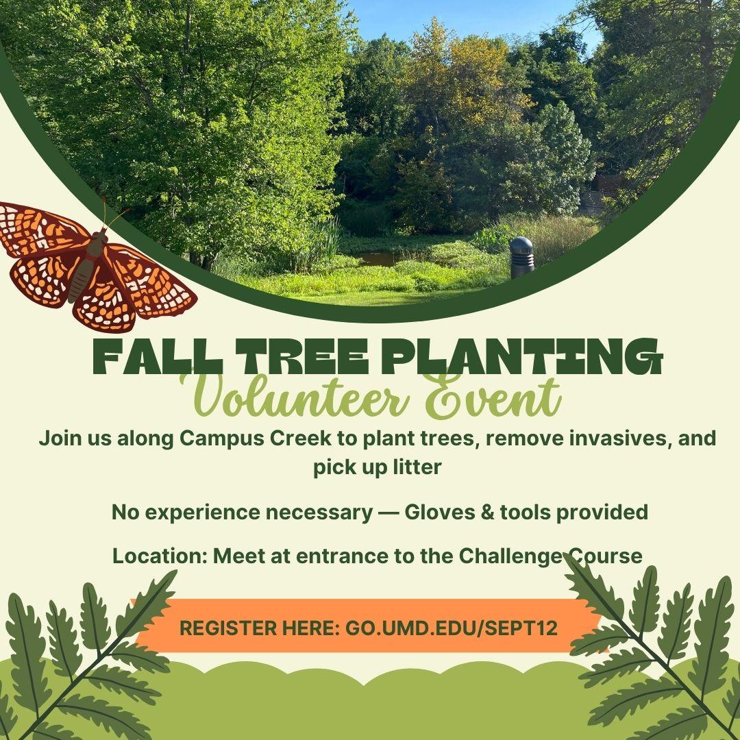 Flyer for fall tree planting
